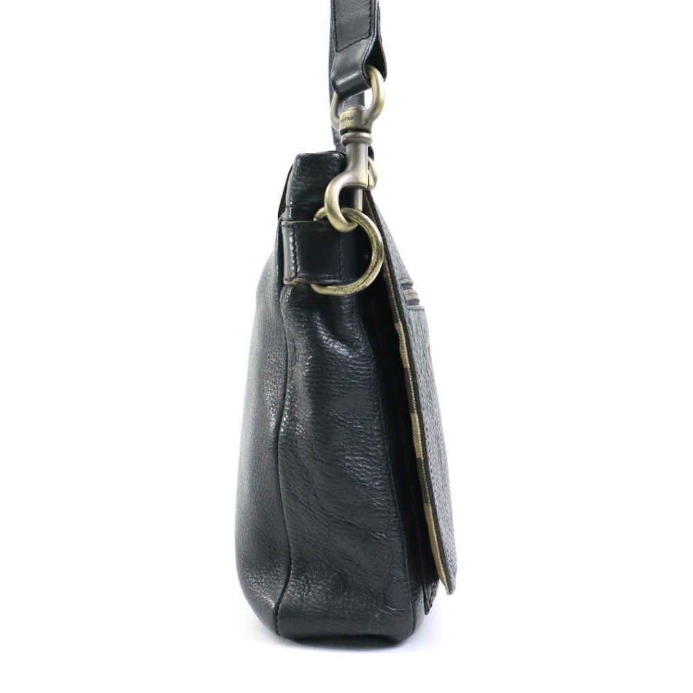 Burberry black crossbody leather shoulder bag - Picture 1 of 4
